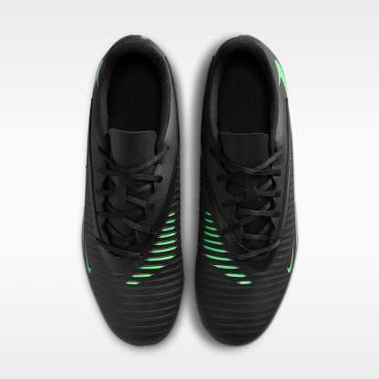 Nike Phantom 6 Low Club Fußballschuh für verschiedene Böden – Schwarz/Schwarz/Illusion Green