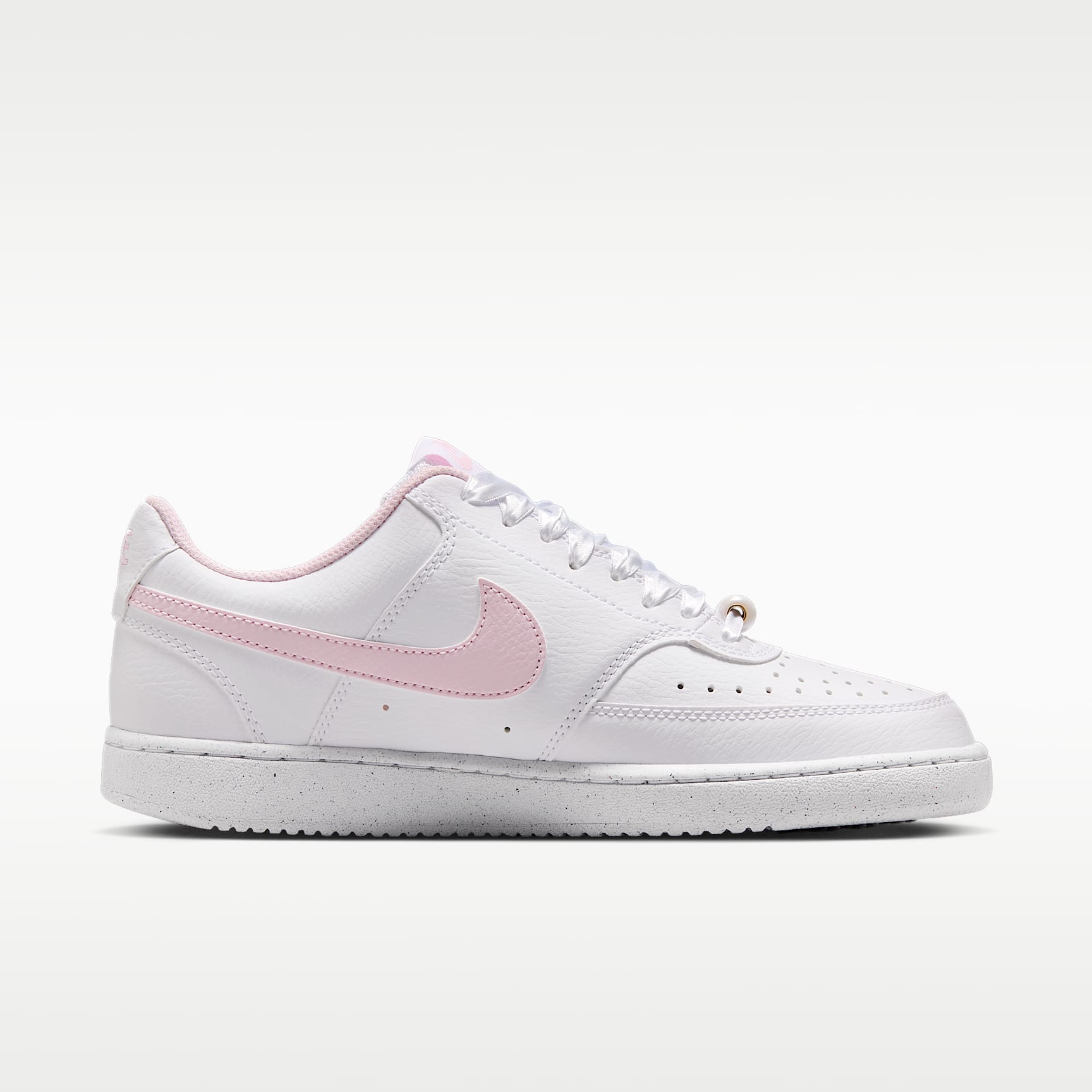Nike Court Vision Low Schuh (Damen) – Weiß/Pink Foam