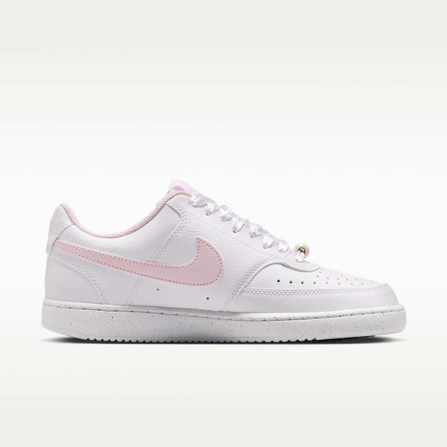 Nike Court Vision Low Schuh (Damen) – Weiß/Pink Foam