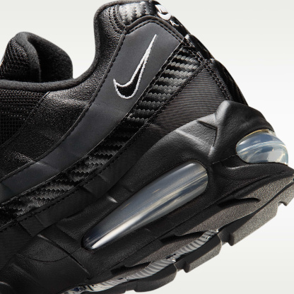 Nike Air Max 95 Big Bubble Schuh (Herren) – Schwarz/Metallic Silver/Cool Grey/Weiß