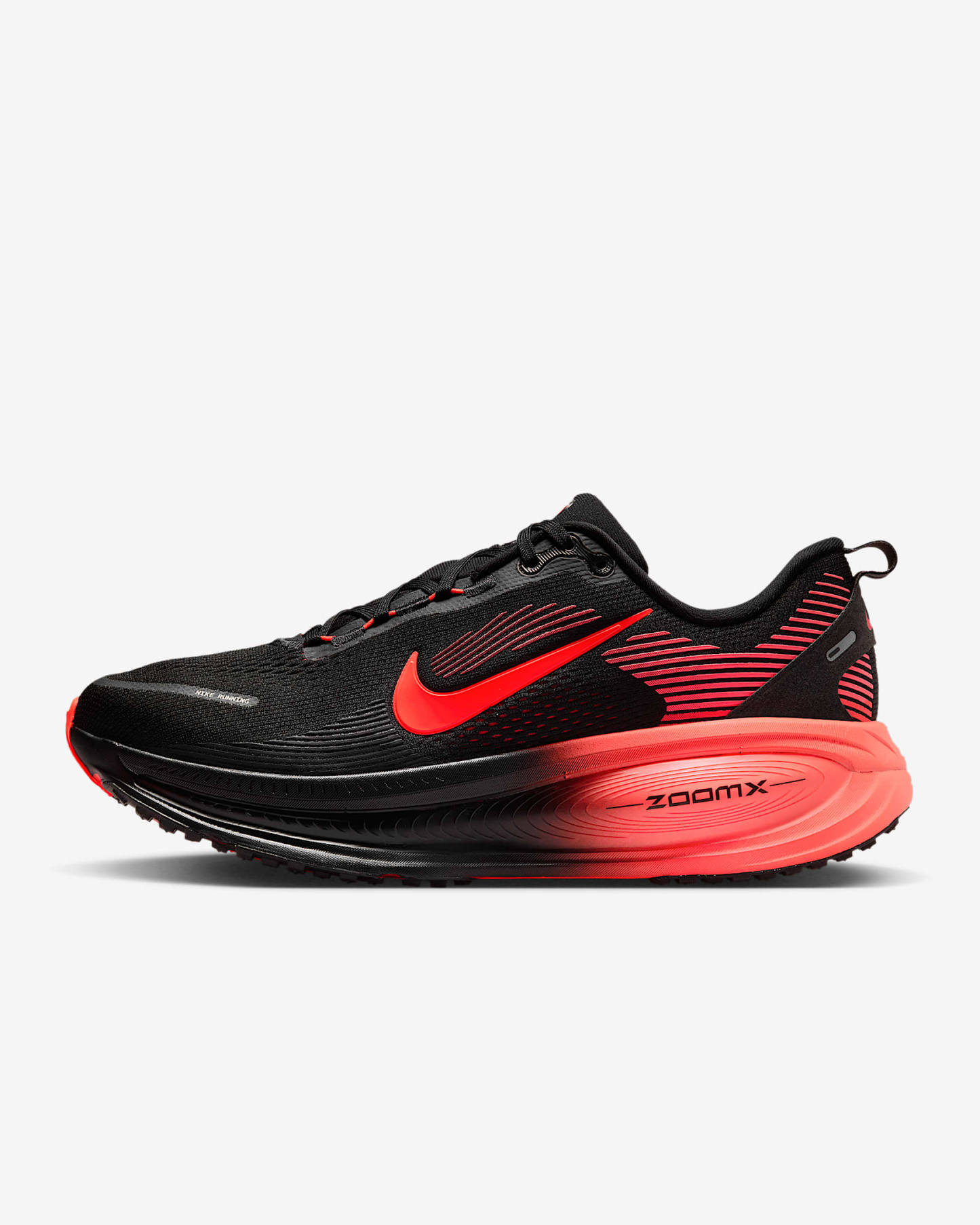 Nike Vomero 18 Straßenlaufschuh (Herren) – Schwarz/University Red/Anthracite/Bright Crimson