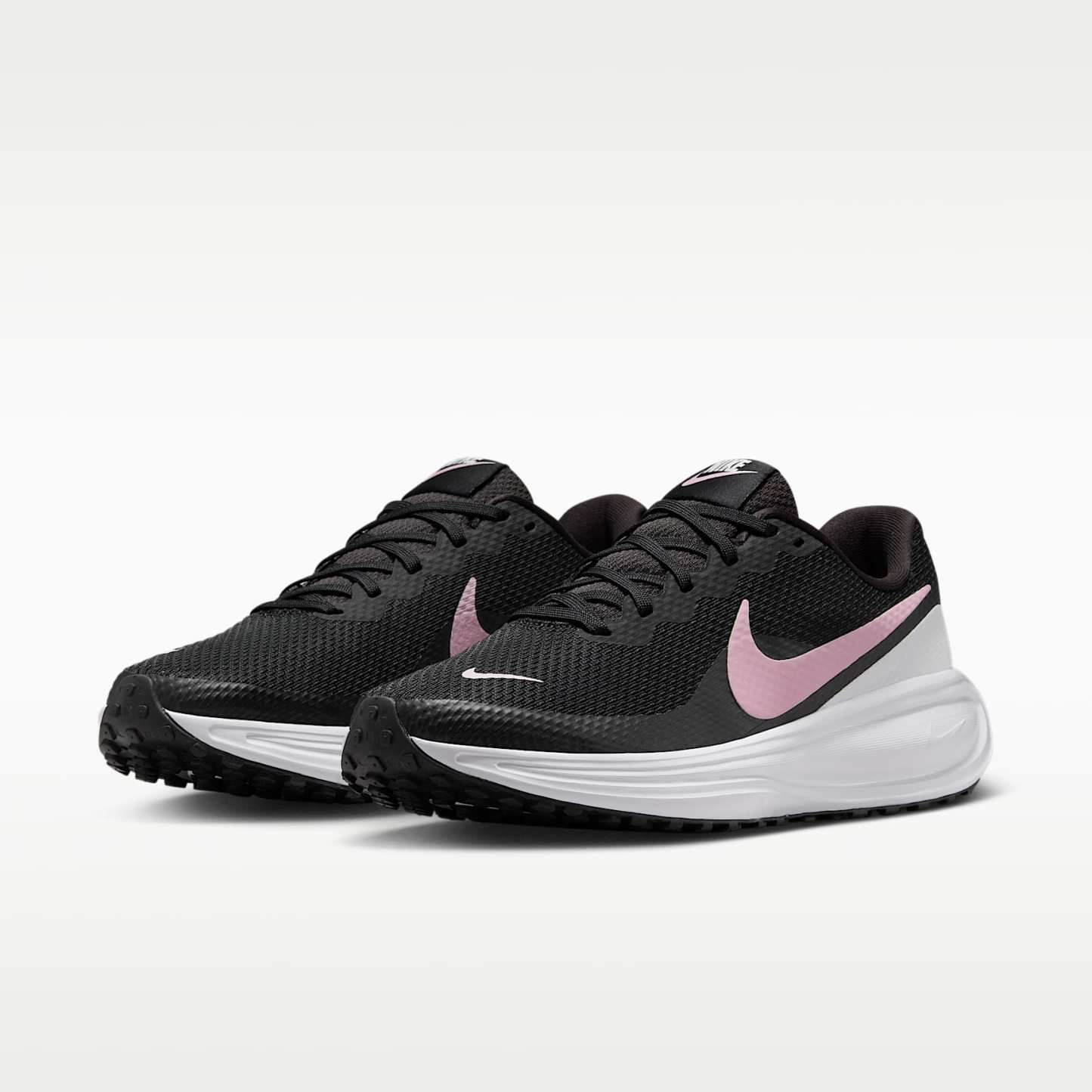 Nike Revolution 8 Straßenlaufschuh (Damen) – Schwarz/Weiß/Anthracite/Pink Foam