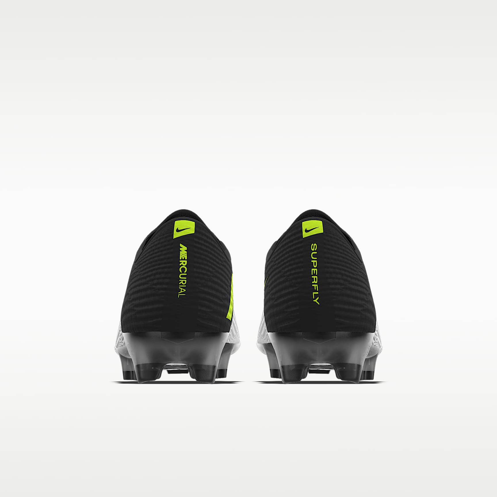 Nike Mercurial Superfly 11 Elite By You personalisierbarer Low-Top-Fußballschuh für normalen Rasen – Schwarz/Schwarz