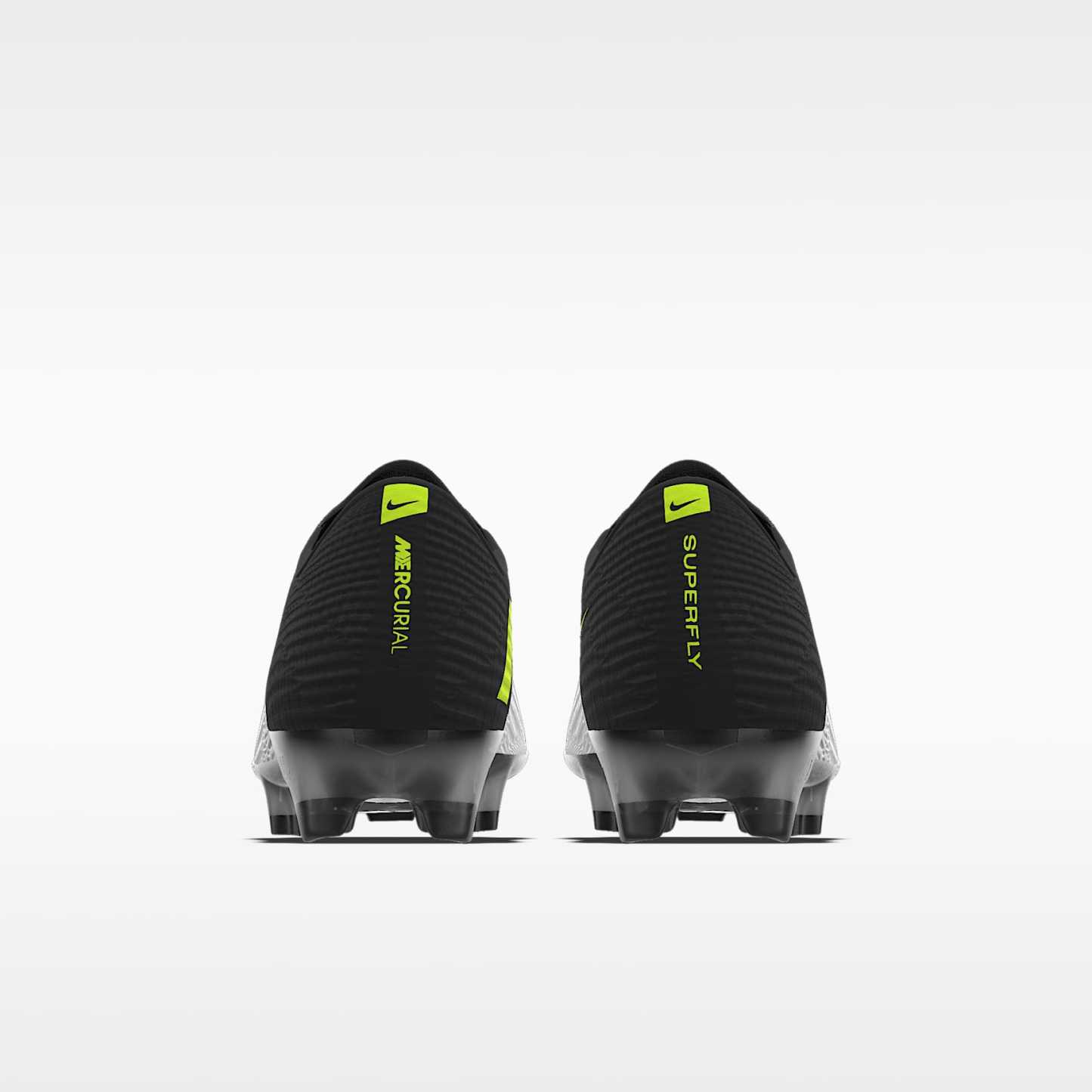 Nike Mercurial Superfly 11 Elite By You personalisierbarer Low-Top-Fußballschuh für normalen Rasen – Schwarz/Schwarz