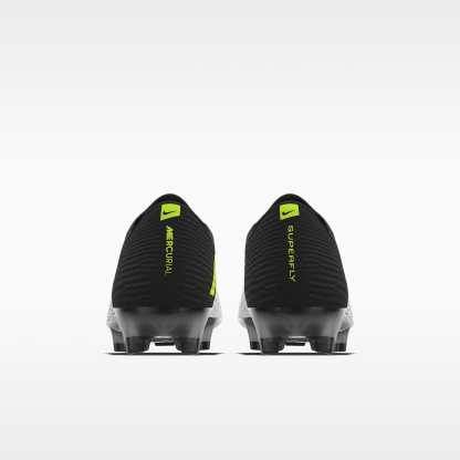 Nike Mercurial Superfly 11 Elite By You personalisierbarer Low-Top-Fußballschuh für normalen Rasen – Schwarz/Schwarz