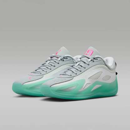 Jordan Heir Series 2 "Seafoam" Basketballschuh – Weiß/Metallic Silver/Pink Blast/Light Pumice