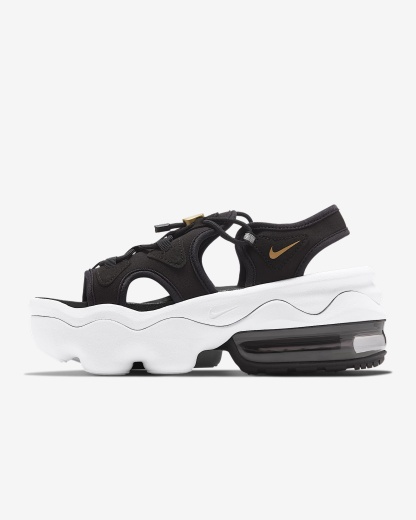 Nike Air Max Koko Damen-Sandale – Schwarz/Anthracite/Weiß/Metallic Gold