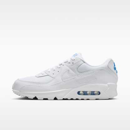 Nike Air Max 90 Herrenschuh – Weiß/Blue Crystal/Weiß
