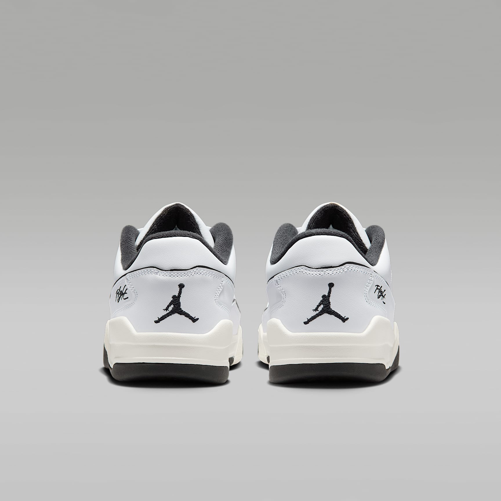 Jordan Flight Court Schuh (Herren) – Weiß/Sail/Schwarz