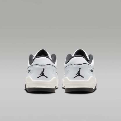 Jordan Flight Court Schuh (Herren) – Weiß/Sail/Schwarz