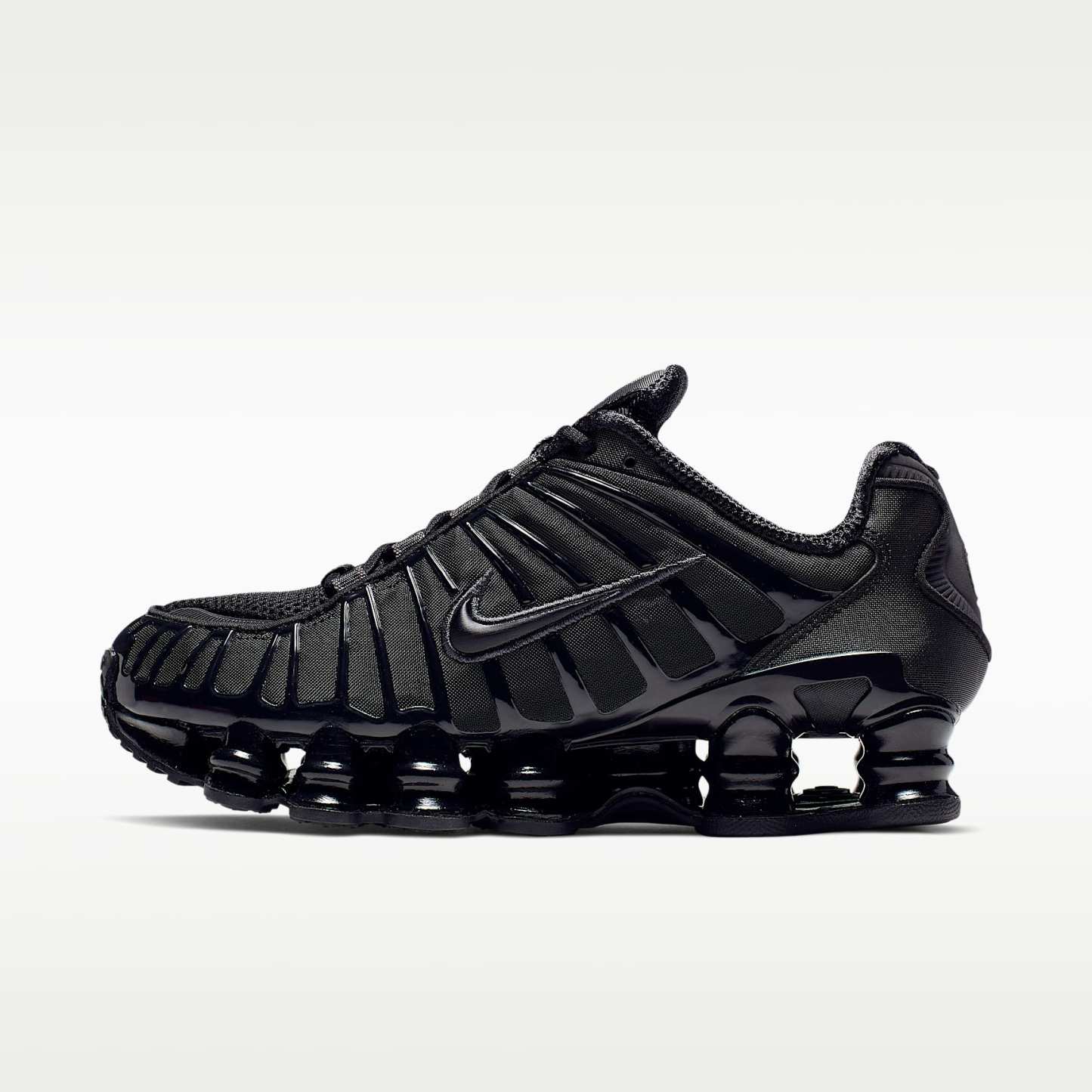 Nike Shox TL Schuh (Damen) – Schwarz/Metallic Hematite/Max Orange/Schwarz