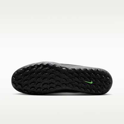 Nike Phantom 6 Low Club Fußballschuh für Turf – Schwarz/Schwarz/Illusion Green
