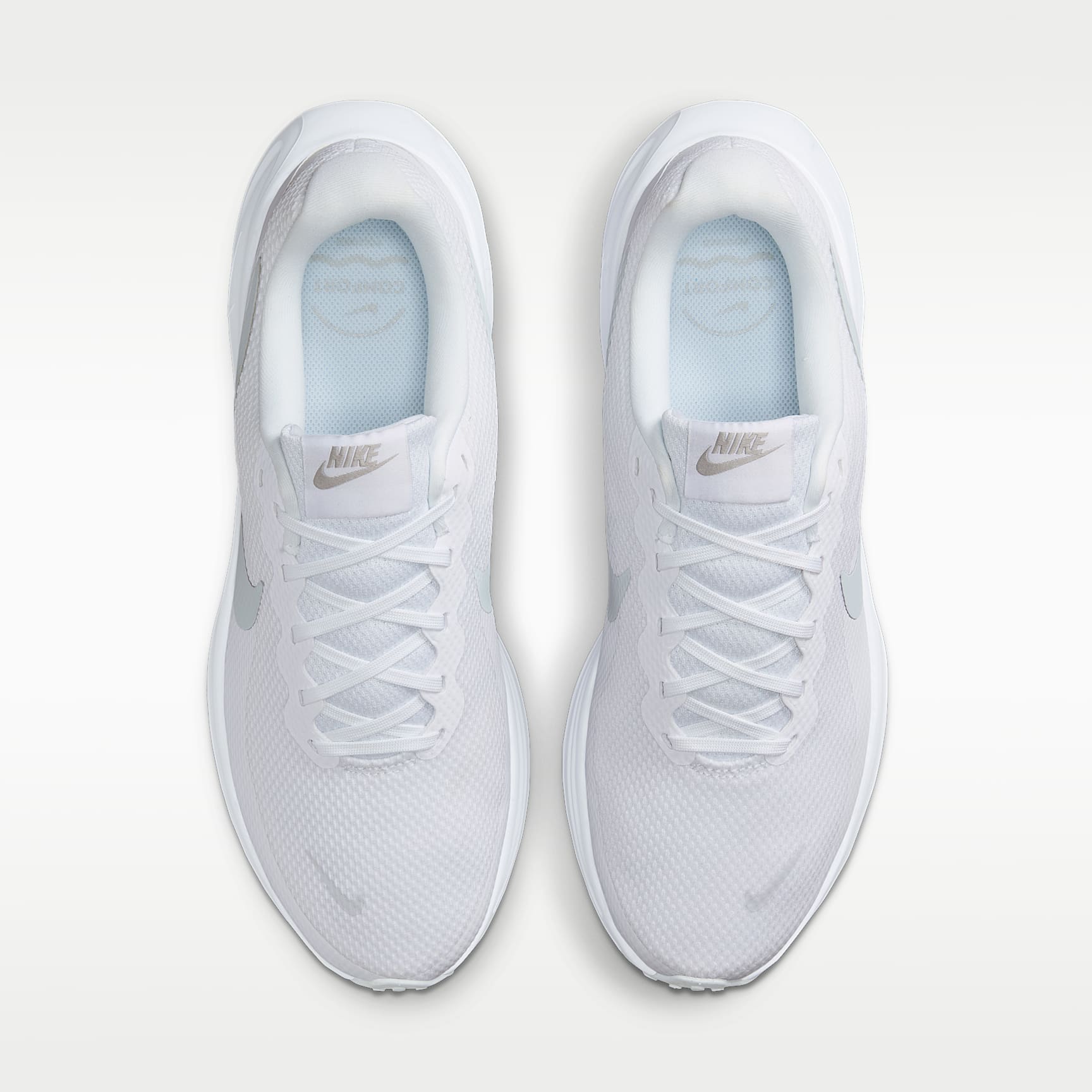 Nike Revolution 8 Straßenlaufschuh (Herren) – Weiß/Pure Platinum