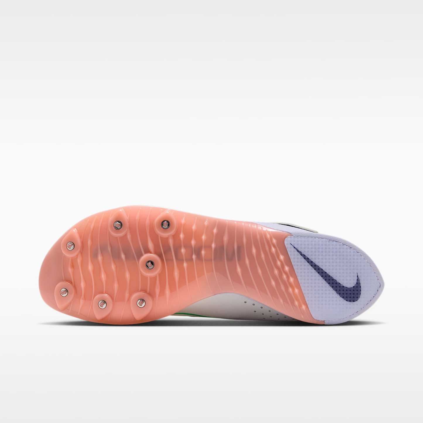 Nike Long Jump Elite Sprung-Spike für Leichtathletik – Summit White/Palest Purple/Jade Ice/Electro Green