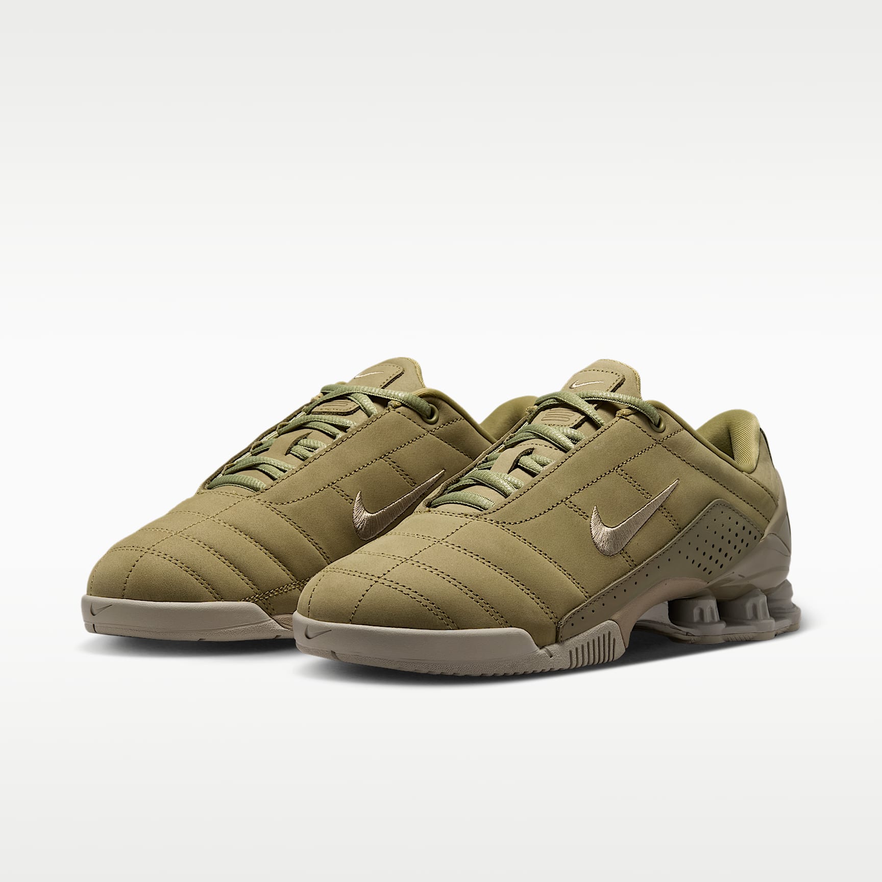 Nike Total 90 Shox Magia Damenschuh – Neutral Olive/Matte Olive/Stone/Metallic Silver