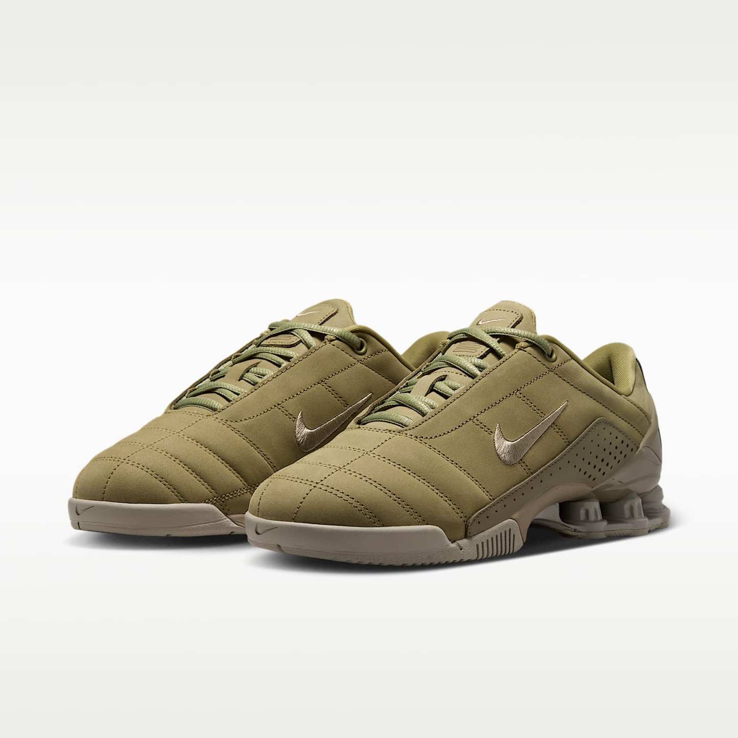 Nike Total 90 Shox Magia Damenschuh – Neutral Olive/Matte Olive/Stone/Metallic Silver