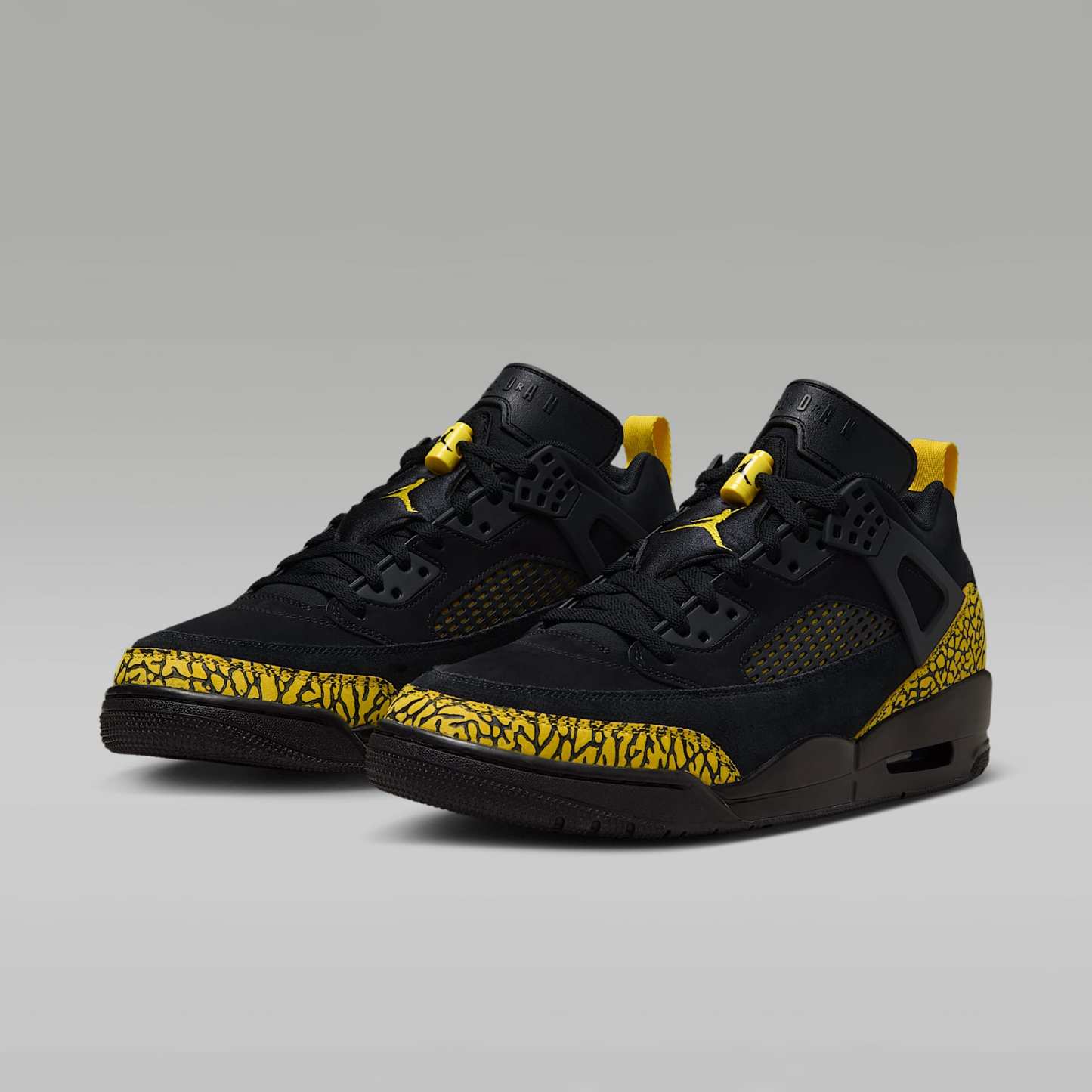 Jordan Spizike Low Schuh (Herren) – Schwarz/Speed Yellow/Speed Yellow/Schwarz