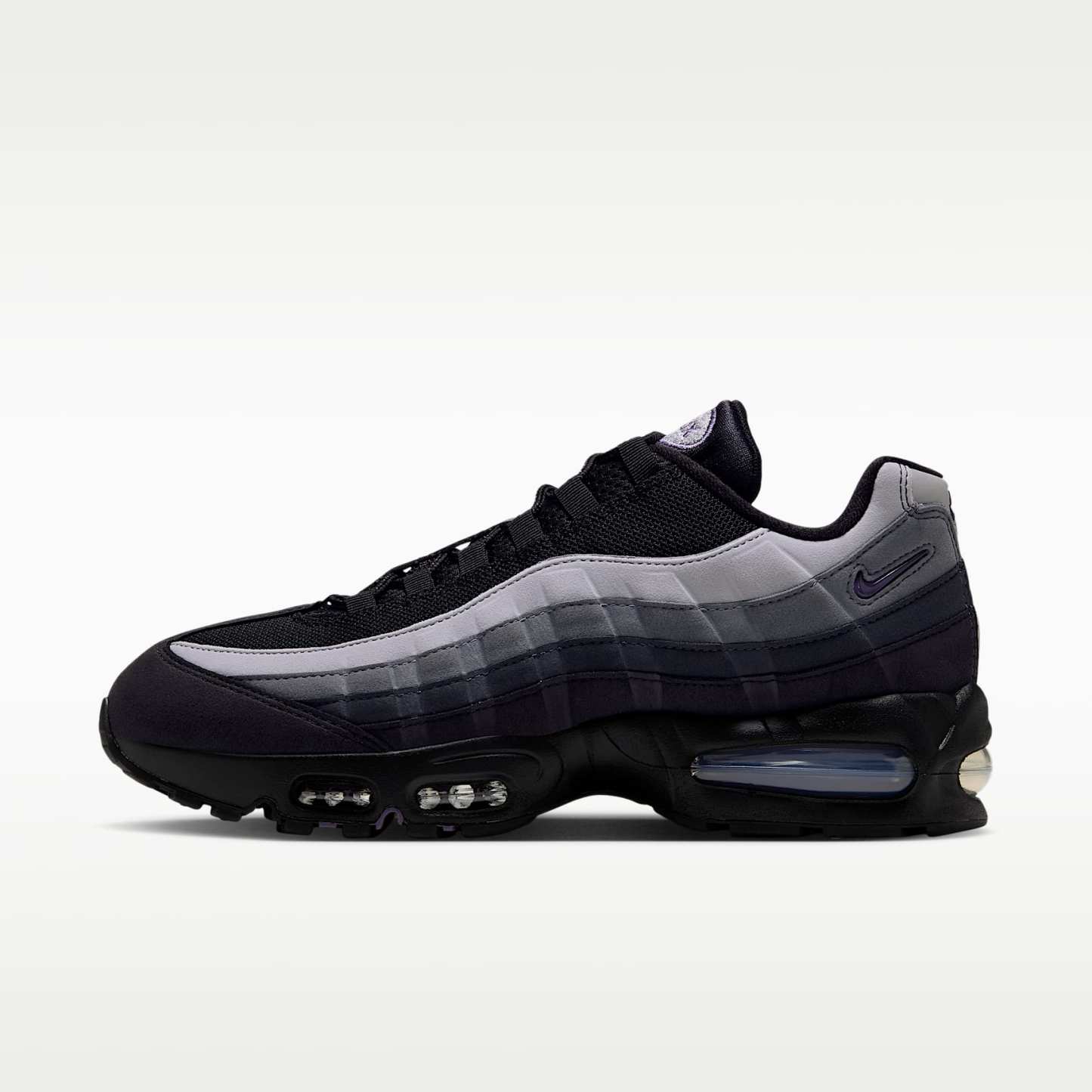 Nike Air Max 95 Big Bubble Premium Herrenschuh – Schwarz/Dark Smoke Grey/Smoke Grey/Canyon Purple