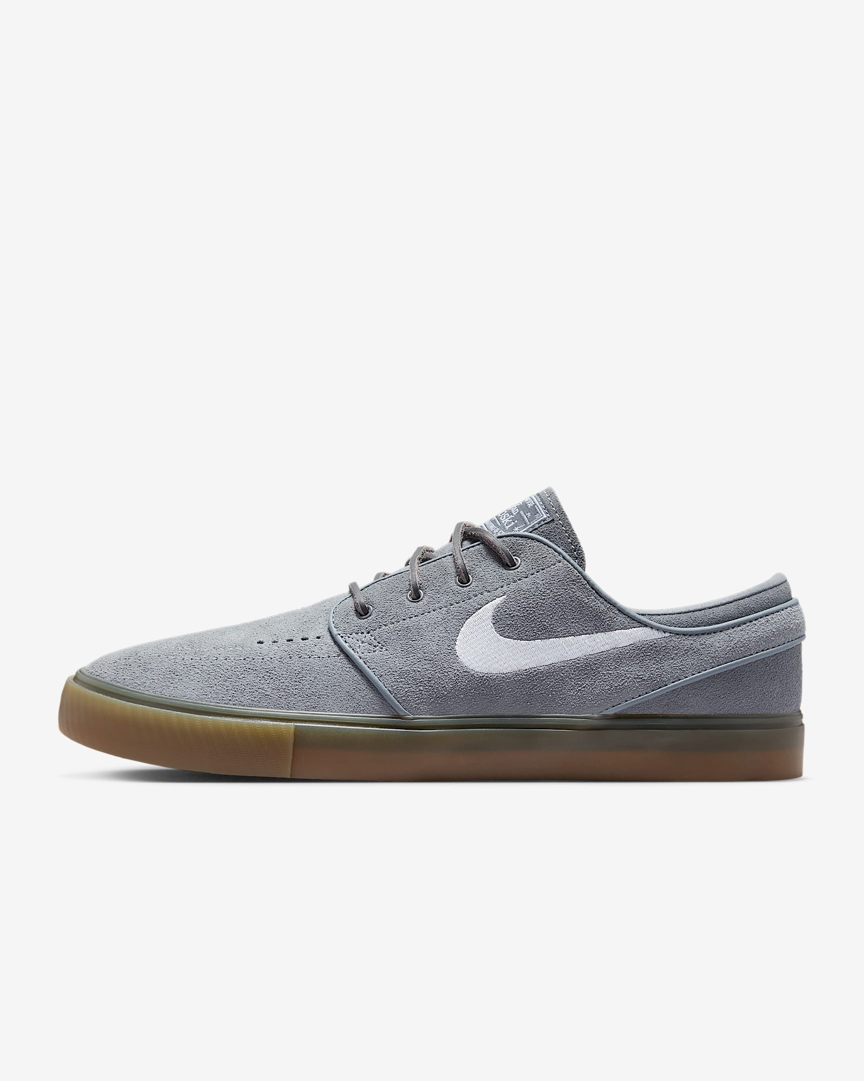 Nike SB Zoom Janoski OG+ Skateschuh – Cool Grey/Cool Grey/Gum Light Brown/Weiß