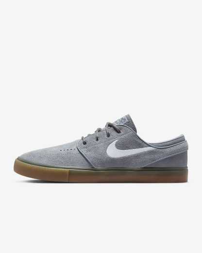 Nike SB Zoom Janoski OG+ Skateschuh – Cool Grey/Cool Grey/Gum Light Brown/Weiß