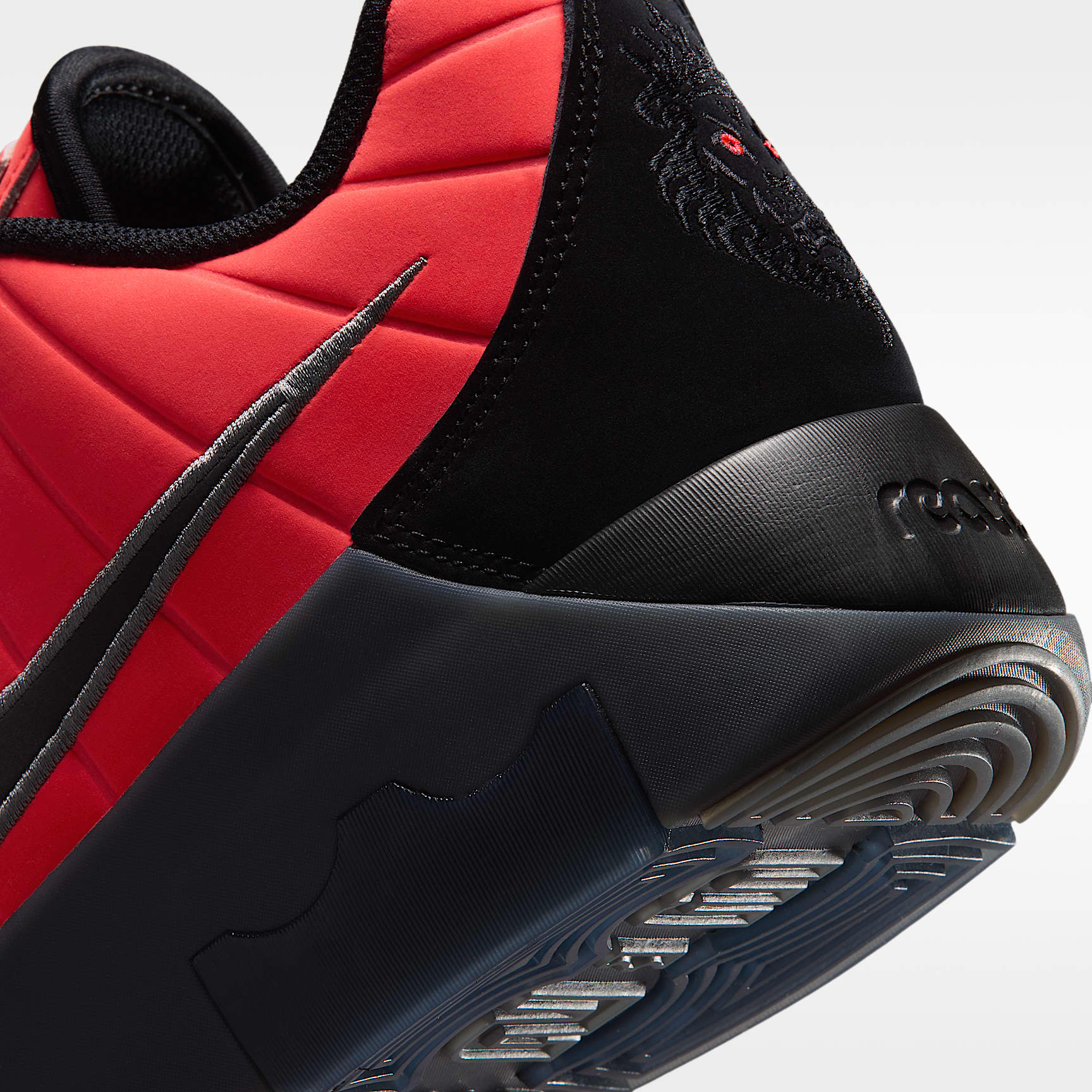 LeBron Witness 9 Basketballschuh – Bright Crimson/Smoke Grey/Schwarz