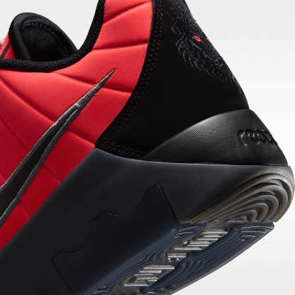 LeBron Witness 9 Basketballschuh – Bright Crimson/Smoke Grey/Schwarz