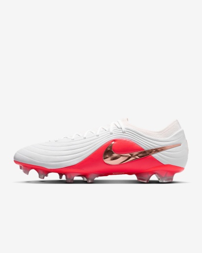 Nike Tiempo Maestro Elite Low Top Fußballschuh für normalen Rasen – Weiß/Bright Crimson/Blur