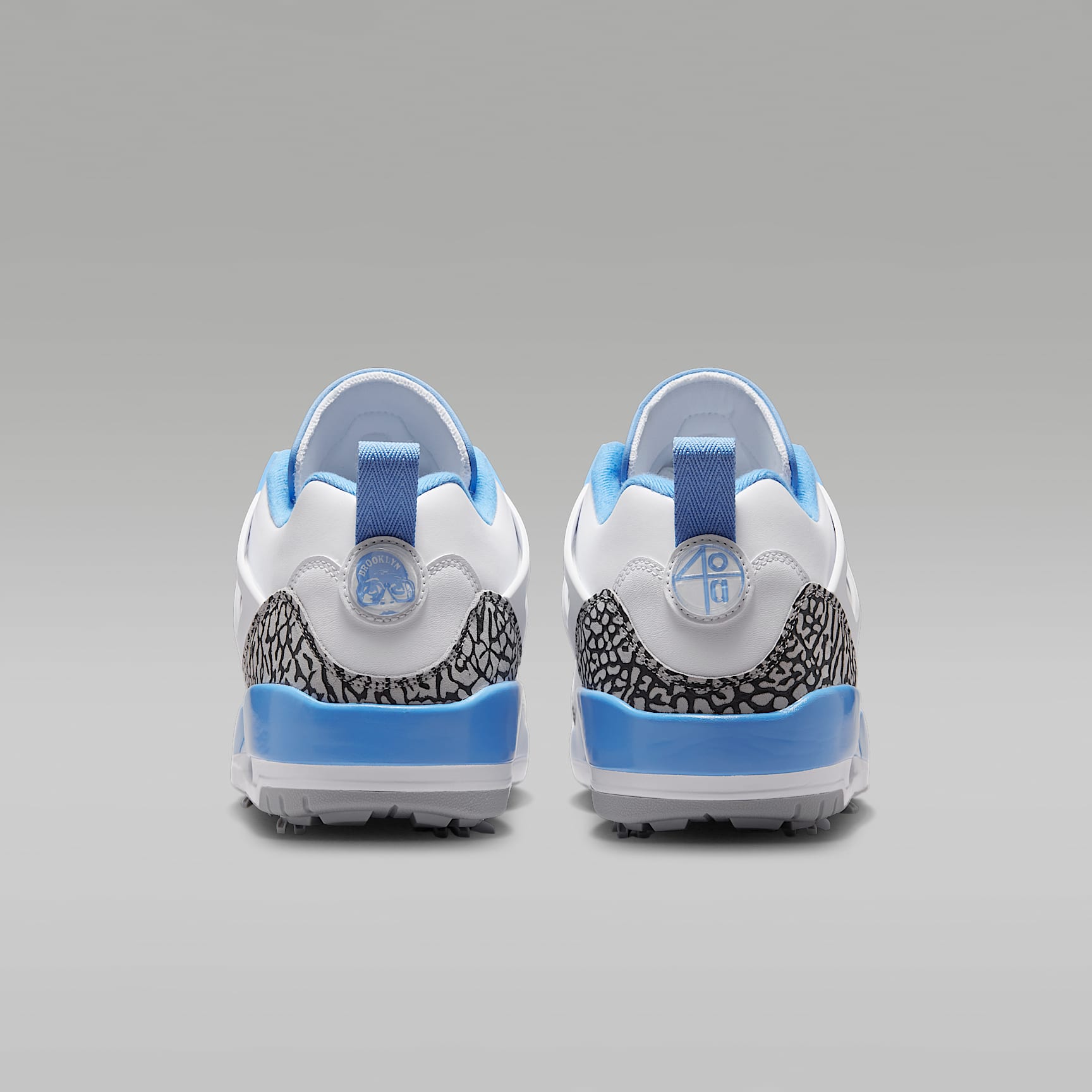 Jordan Spizike G Golfschuh – Weiß/Wolf Grey/University Blue