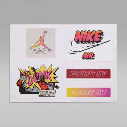 Air Jordan 4 Retro "Comic" Schuh (Herren) – Off White/Anthracite/Fire Pink
