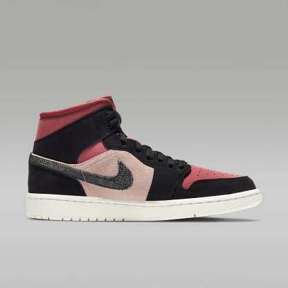 Air Jordan 1 Mid Schuh (Damen) – Particle Beige/Canyon Rust/Sail/Schwarz