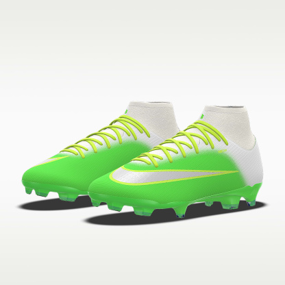 Nike Mercurial Superfly 11 Academy By You personalisierbarer High-Top-Fußballschuh für normalen Rasen – Multi-Color/Multi-Color [1899211169]