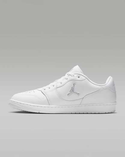 Jordan Court Connect Low Herrenschuhe – Weiß/Pure Platinum