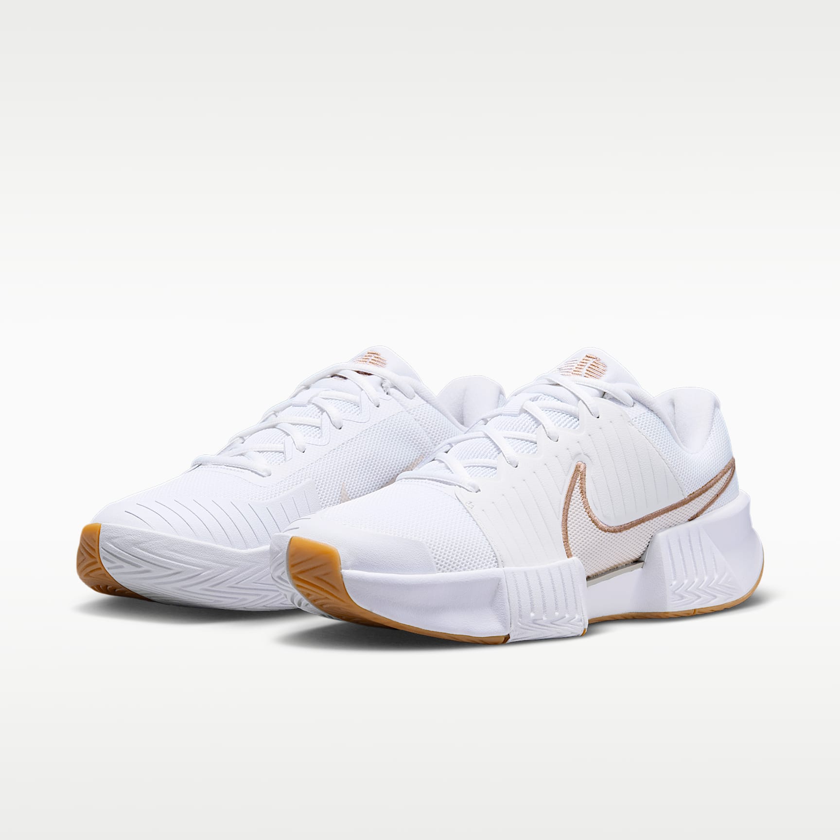 Nike Zoom GP Challenge Pro Clay Court-Tennisschuhe für Herren – Weiß/Summit White/Linen/Light Orewood Brown