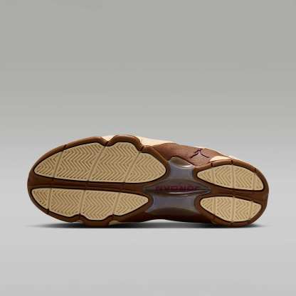 Air Jordan OG Damenschuh – Pale Ivory/Light British Tan/Muslin/Track Red