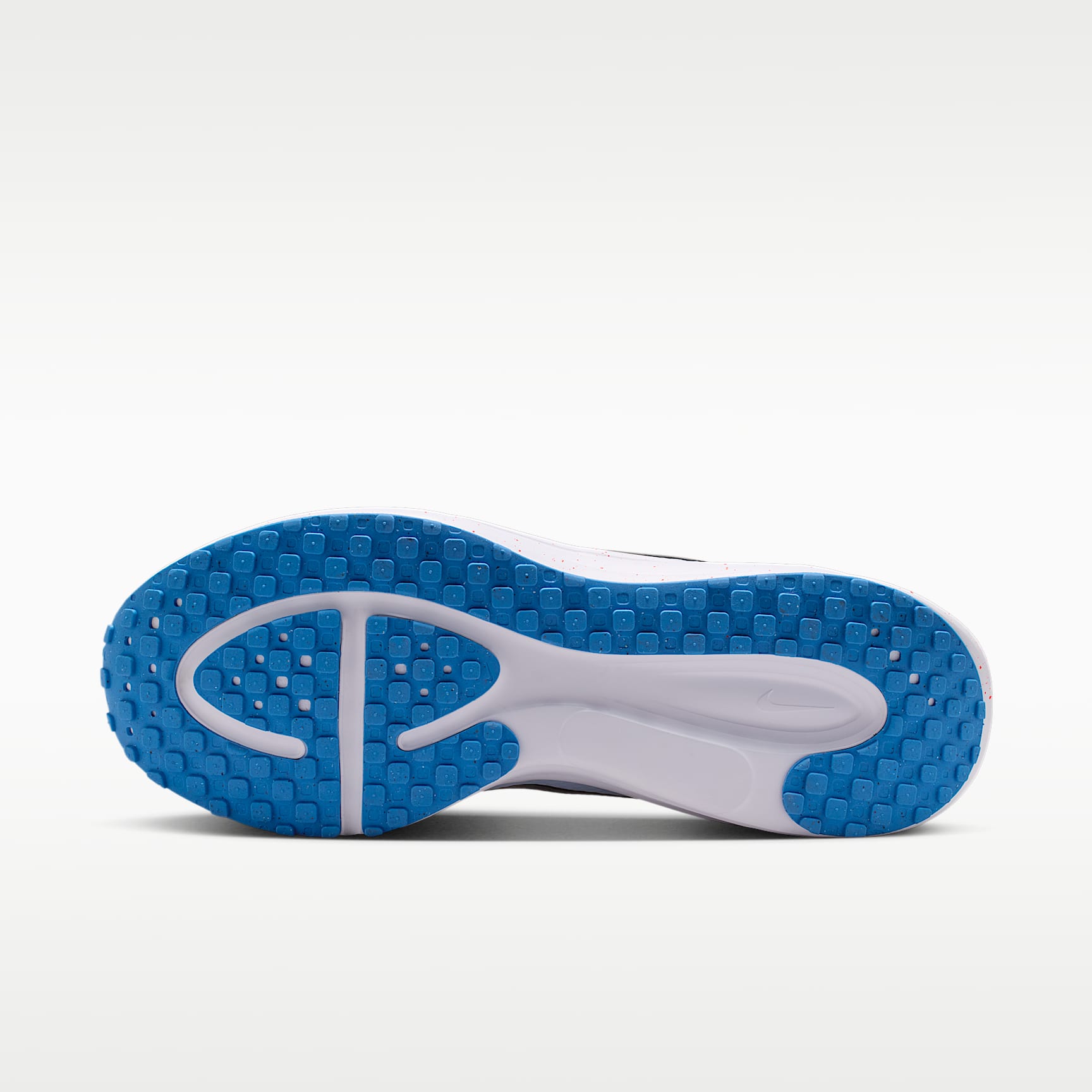 Nike Revolution 8 Straßenlaufschuh (Herren) – Weiß/Hydrogen Blue/Blue Crystal/Off Noir