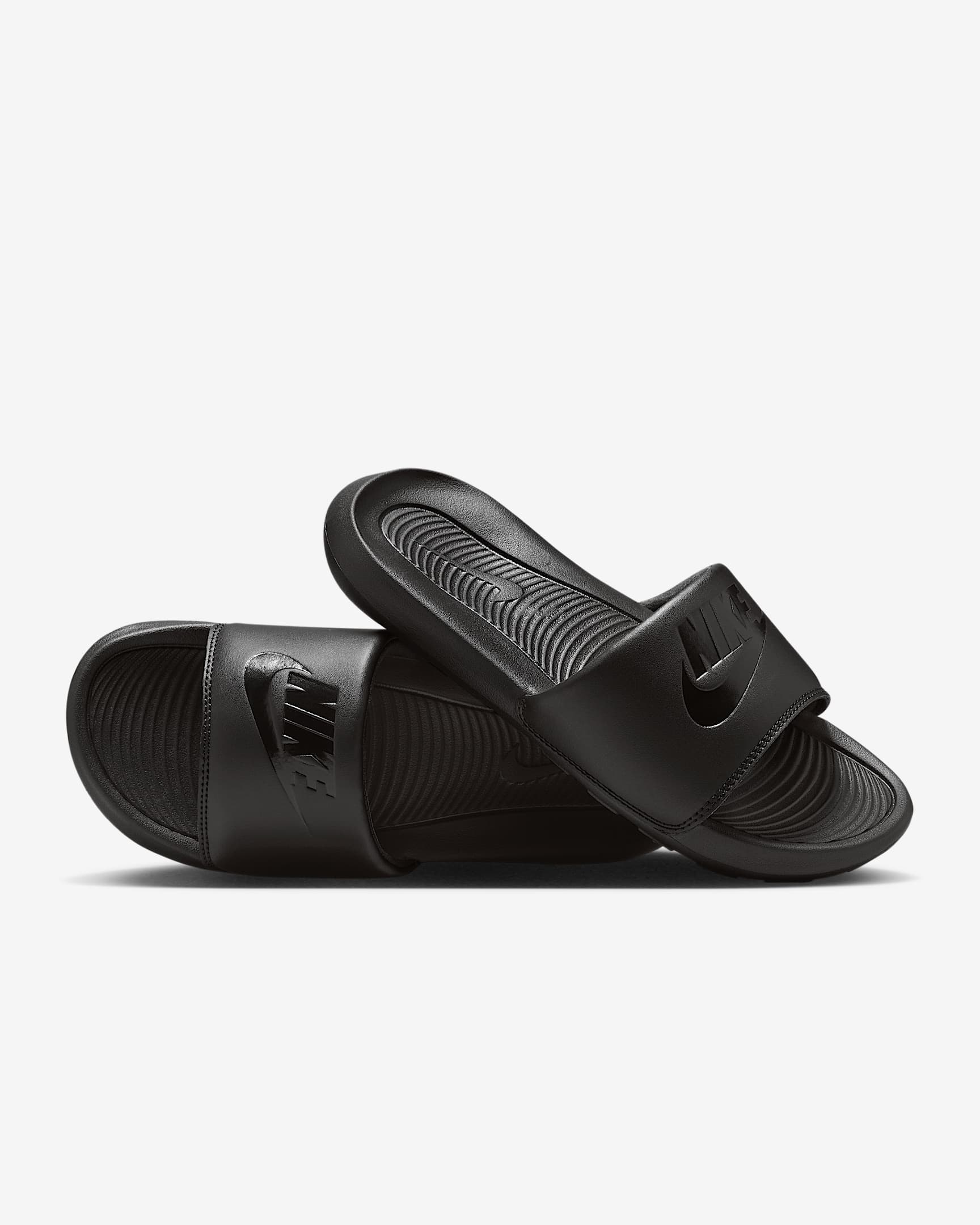 Nike Victori One Damen-Badeslipper – Schwarz/Schwarz/Schwarz