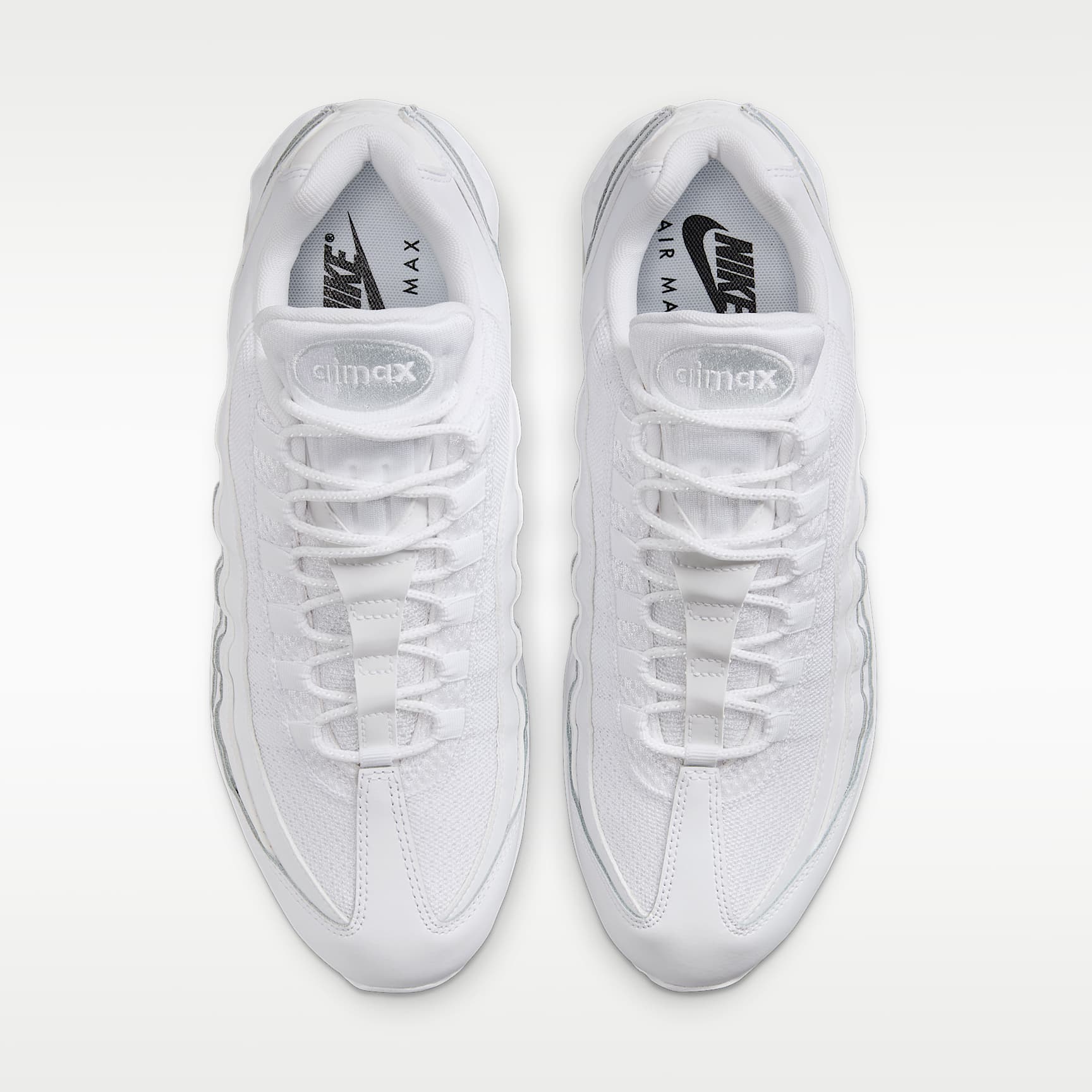 Nike Air Max 95 Big Bubble Schuh (Herren) – Weiß/Weiß/Pure Platinum/Weiß