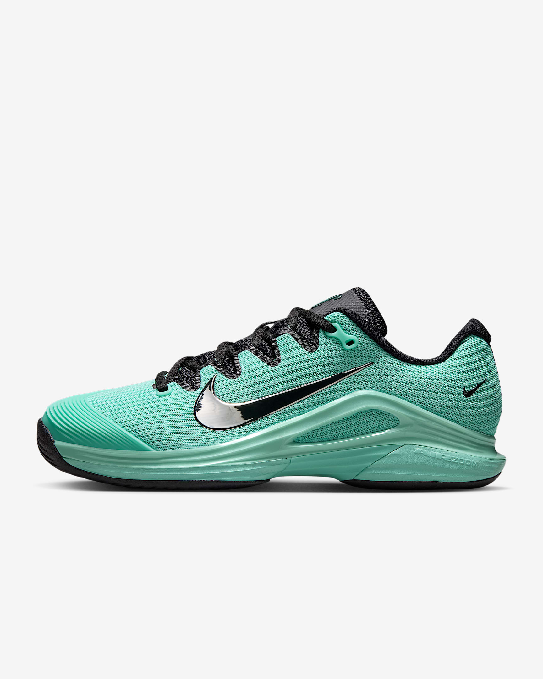 Nike Vapor 12 PRM Tennisschuh für Hartplätze (Damen) – Mint/Schwarz/Metallic Silver
