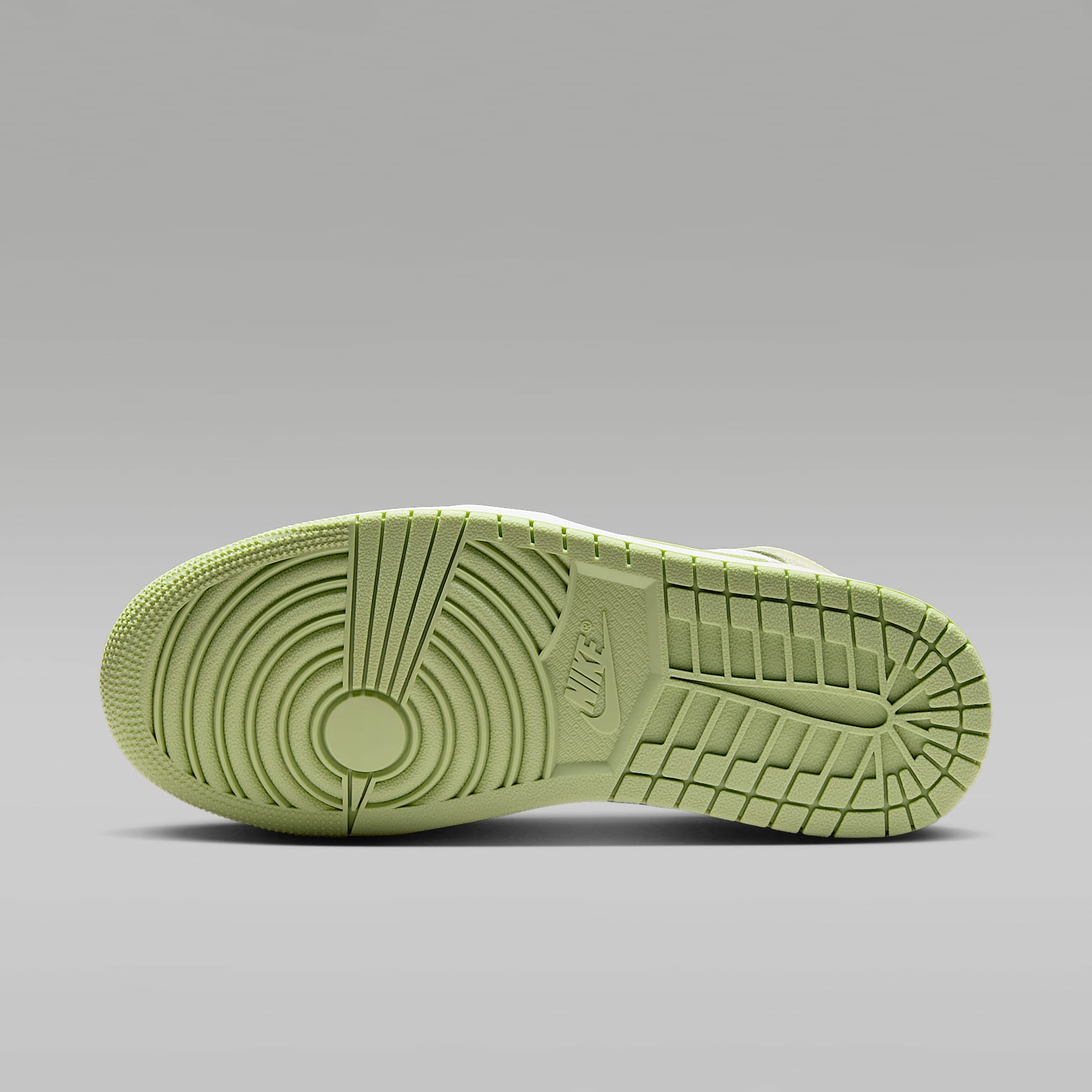 Air Jordan 1 Mid Schuh (Damen) – Olive Aura/Lawn/Coconut Milk/Sail