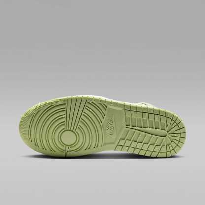 Air Jordan 1 Mid Schuh (Damen) – Olive Aura/Lawn/Coconut Milk/Sail