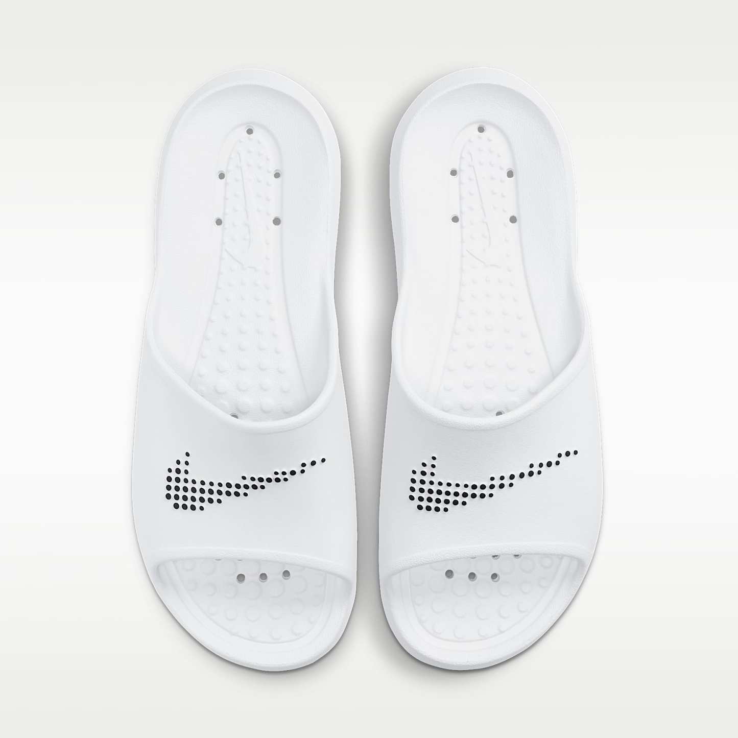 Nike Victori One Herren-Badeslipper – Weiß/Weiß/Schwarz