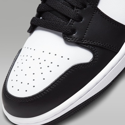 Air Jordan 1 Low Herrenschuh – Schwarz/Weiß/Particle Grey
