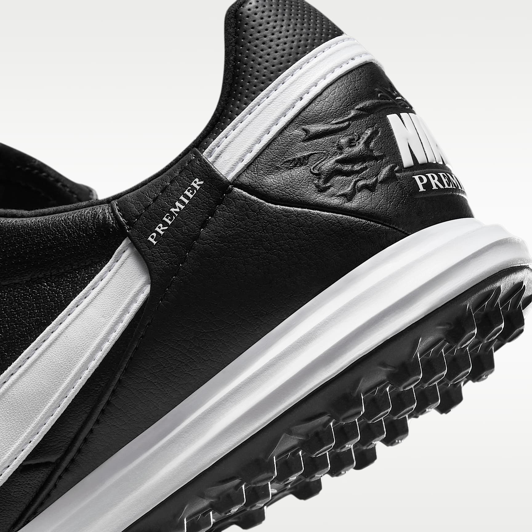 Nike Premier 3 TF Low-Top Fußballschuh – Schwarz/Weiß
