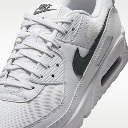 Nike Air Max 90 Schuh (Herren) – Weiß/Weiß/Smoke Grey
