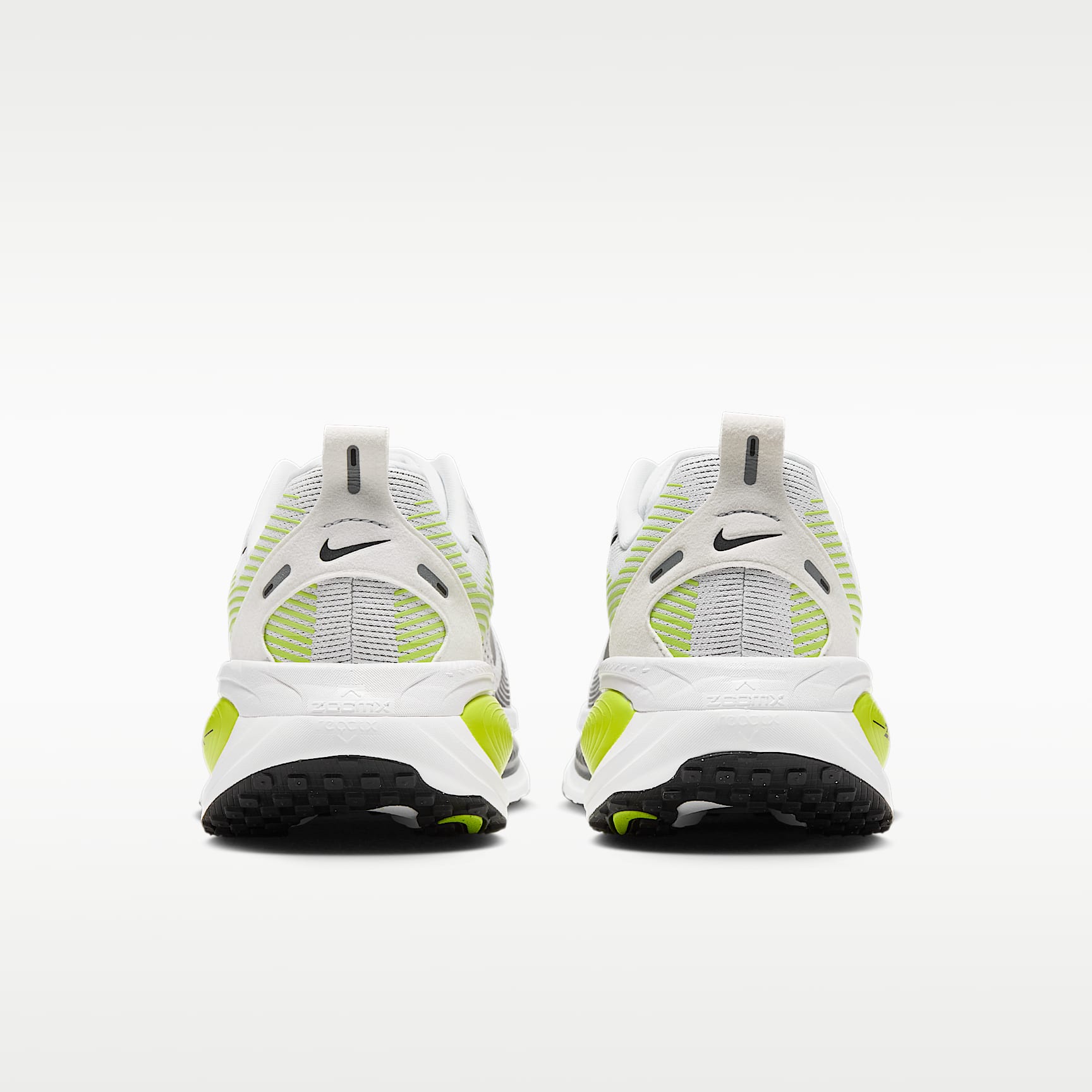 Nike Vomero 18 Straßenlaufschuh (Herren) – Weiß/Lemon Venom/Dark Grey/Schwarz