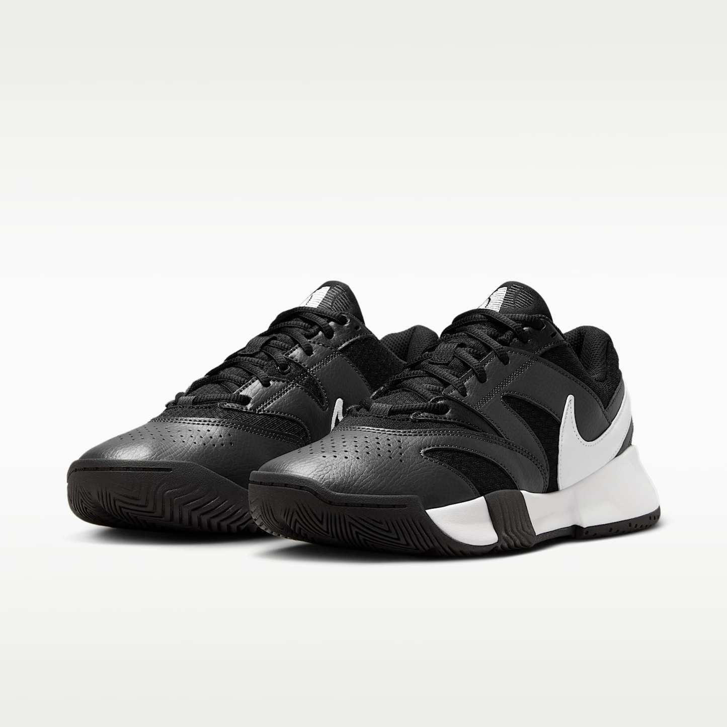 NikeCourt Lite 4 Tennisschuh für Hartplätze (Damen) – Schwarz/Anthracite/Weiß