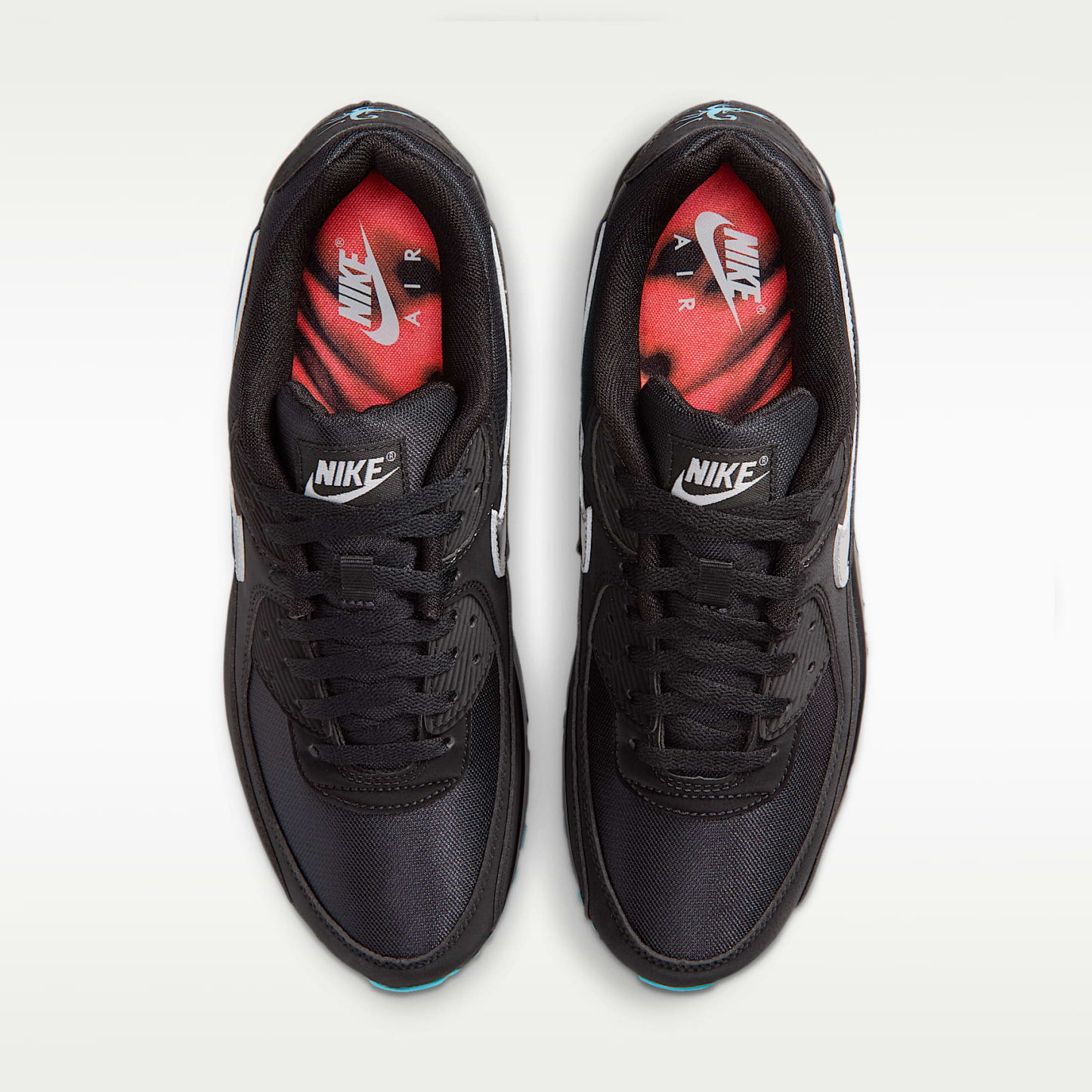 Nike Air Max 90 Premium "Scorpion" Schuh (Herren) – Schwarz/Gamma Blue/Ice/Chrome