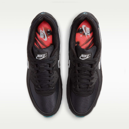 Nike Air Max 90 Premium "Scorpion" Schuh (Herren) – Schwarz/Gamma Blue/Ice/Chrome
