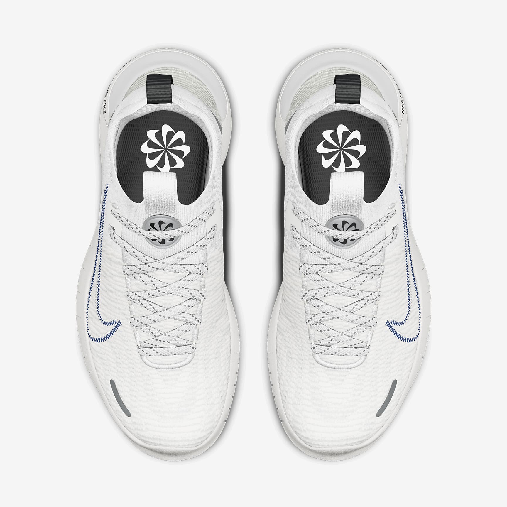 Nike Free RN By You personalisierbarer Straßenlaufschuh für Herren – Weiß/Platinum Tint/Weiß [2913789077]