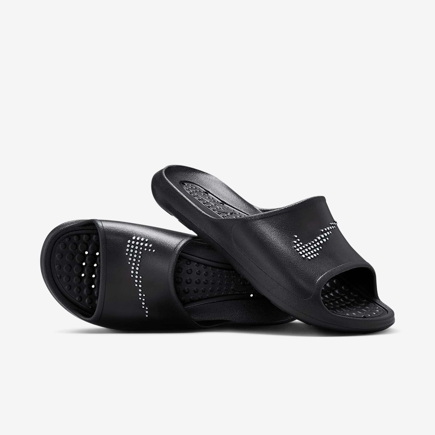 Nike Victori One Herren-Badeslipper – Schwarz/Schwarz/Weiß